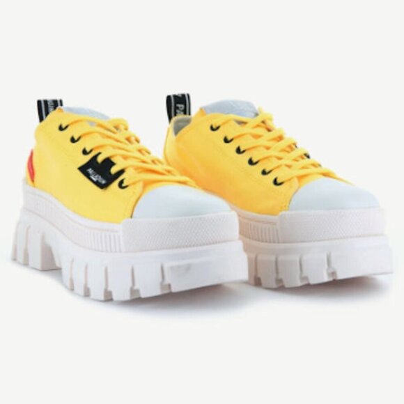Palladium REVOLT LO TX Aurora Shoes / Sneakers Yellow Size: 10 NIB - Picture 1 of 6